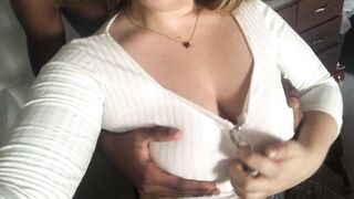 PAWG BBW Titty Tease with 11 Inch BBC elKonguito