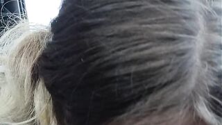 Deep throat by teen in public park.