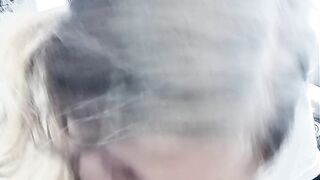 Deep throat by teen in public park.