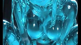 SLIME GIRL GETS HER TIGHT HOLES POUNDED UNTIL SHE MELTS IN CUM