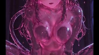 SLIME GIRL GETS HER TIGHT HOLES POUNDED UNTIL SHE MELTS IN CUM