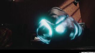 Lia Lin Vored & Trapped Inside Hentai Monster - 3d Anime Ebony Hardcore Bondage Cumflation