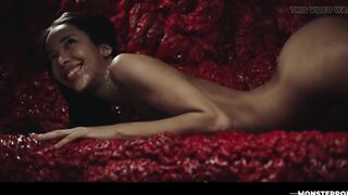 Lia Lin Vored & Trapped Inside Hentai Monster - 3d Anime Ebony Hardcore Bondage Cumflation