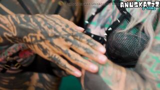 Goth Sluts Go Anal Wild with Alien Monster Cocks