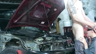 Sexy Mechanic Vilu Vidish Gets Pounded Toyota Ae101